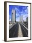 Azrieli Towers.-Stefano Amantini-Framed Photographic Print