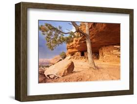 Aztec Butte. Granaries. Utah, USA.-Tom Norring-Framed Photographic Print