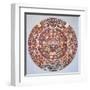 Aztec Calendar (1479), also Named "Piedra Del Sol" (Solar Stone) or "Tonalpohualli"-null-Framed Art Print