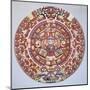 Aztec Calendar (1479), also Named "Piedra Del Sol" (Solar Stone) or "Tonalpohualli"-null-Mounted Art Print