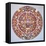 Aztec Calendar (1479), also Named "Piedra Del Sol" (Solar Stone) or "Tonalpohualli"-null-Framed Stretched Canvas