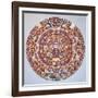 Aztec Calendar (1479), also Named "Piedra Del Sol" (Solar Stone) or "Tonalpohualli"-null-Framed Art Print