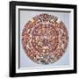 Aztec Calendar (1479), also Named "Piedra Del Sol" (Solar Stone) or "Tonalpohualli"-null-Framed Art Print