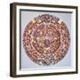 Aztec Calendar (1479), also Named "Piedra Del Sol" (Solar Stone) or "Tonalpohualli"-null-Framed Art Print