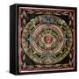 Aztec Calendar-null-Framed Stretched Canvas