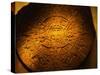 Aztec Carved Calendar Stone-Randy Faris-Stretched Canvas