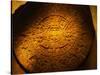 Aztec Carved Calendar Stone-Randy Faris-Stretched Canvas