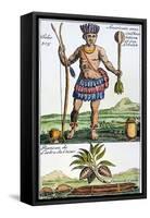 Aztec: Chocolate, 1685-null-Framed Stretched Canvas