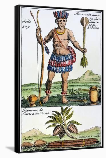 Aztec: Chocolate, 1685-null-Framed Stretched Canvas