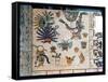 Aztec Codex Borbonicus, "Tonalamatl," Detail Depicting the Goddess Mayahuel-Pre-Columbian-Framed Stretched Canvas