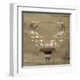 Aztec Deer mate-Jace Grey-Framed Art Print