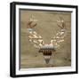 Aztec Deer mate-Jace Grey-Framed Art Print