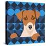 Aztec Dog-Claire Huntley-Stretched Canvas