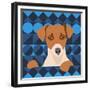 Aztec Dog-Claire Huntley-Framed Giclee Print