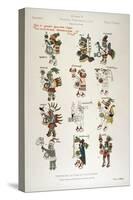 Aztec Gods from the Florentine codex-null-Stretched Canvas