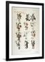 Aztec Gods from the Florentine codex-null-Framed Giclee Print