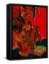 Aztec Hunter-John Newcomb-Framed Stretched Canvas