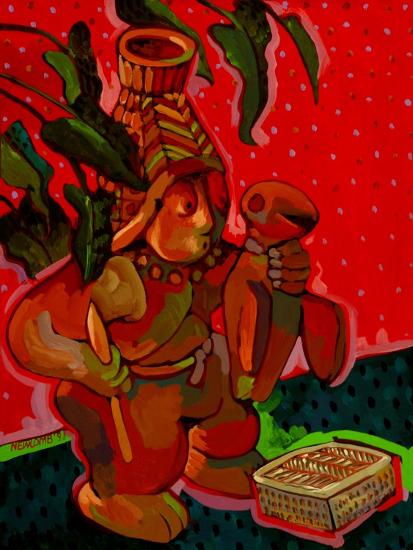 'Aztec Hunter' Giclee Print - John Newcomb | AllPosters.com