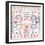 Aztec Impressions I-Edward Selkirk-Framed Art Print