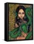 Aztec /Mayan Art:  Priestess of Quetzalcoatl-Jasmine Becket-Griffith-Framed Stretched Canvas