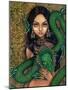 Aztec /Mayan Art:  Priestess of Quetzalcoatl-Jasmine Becket-Griffith-Mounted Art Print