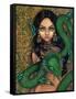 Aztec /Mayan Art:  Priestess of Quetzalcoatl-Jasmine Becket-Griffith-Framed Stretched Canvas