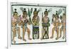 Aztec Musicians from an Account of Aztec Crafts in Central Mexico-null-Framed Giclee Print