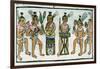 Aztec Musicians from an Account of Aztec Crafts in Central Mexico-null-Framed Giclee Print