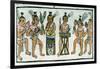 Aztec Musicians from an Account of Aztec Crafts in Central Mexico-null-Framed Giclee Print