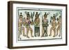 Aztec Musicians from an Account of Aztec Crafts in Central Mexico-null-Framed Giclee Print
