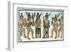 Aztec Musicians from an Account of Aztec Crafts in Central Mexico-null-Framed Giclee Print