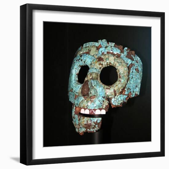 Aztec or Mixtec Mask of Quetzalcoatl-null-Framed Photographic Print