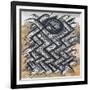 Aztec Painting: Snakes-null-Framed Giclee Print