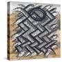 Aztec Painting: Snakes-null-Stretched Canvas