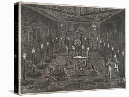 Aztec Sacrifice-Theodor de Bry-Stretched Canvas