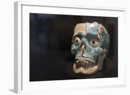 Aztec Skull Mask-Paul Souders-Framed Photographic Print