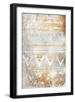 Aztec Takeover Gold-Jace Grey-Framed Art Print