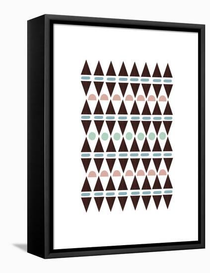 Aztec Triangles-Seventy Tree-Framed Stretched Canvas