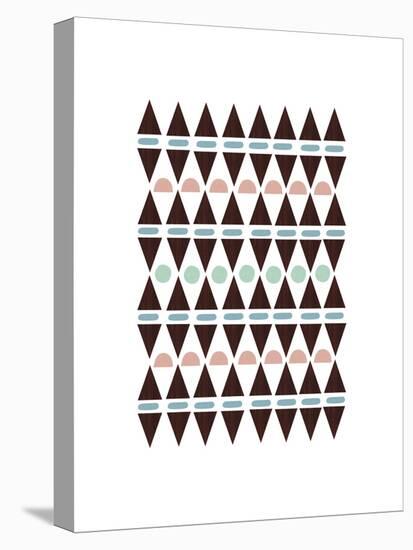 Aztec Triangles-Seventy Tree-Stretched Canvas