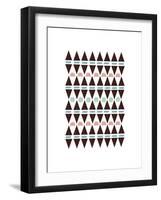 Aztec Triangles-Seventy Tree-Framed Premium Giclee Print