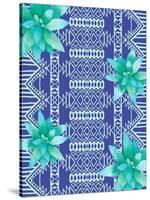 Aztec Tribal Mexican Pattern-Olha Kostiuk-Stretched Canvas