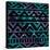 Aztec Tribal Seamless Pattern on Cosmic Background-OliaFedorovsky-Stretched Canvas