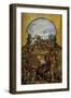 Aztecs Defending Mexico City, Detail from Screen with Scenes of Spanish Conquest-null-Framed Giclee Print