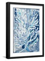 Azul Dotted Coral Vertical-Gina Ritter-Framed Art Print