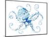 Azul Dotted Octopus I-Gina Ritter-Mounted Art Print