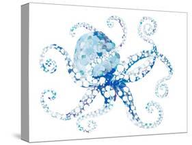 Azul Dotted Octopus I-Gina Ritter-Stretched Canvas