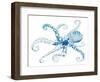 Azul Dotted Octopus II-Gina Ritter-Framed Art Print