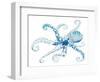 Azul Dotted Octopus II-Gina Ritter-Framed Art Print