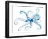 Azul Dotted Octopus II-Gina Ritter-Framed Art Print