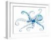 Azul Dotted Octopus II-Gina Ritter-Framed Art Print